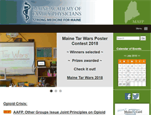 Tablet Screenshot of maineafp.org